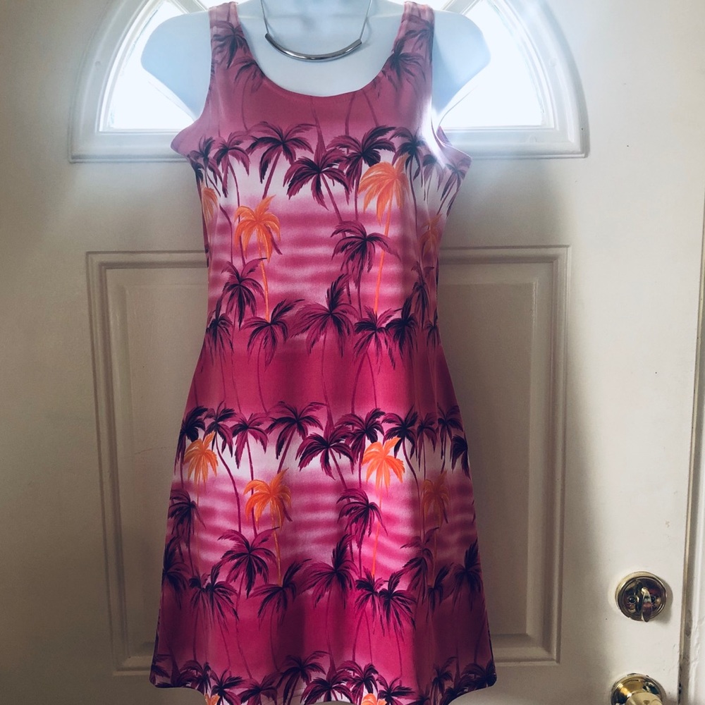 Pink Summer Floral Dress